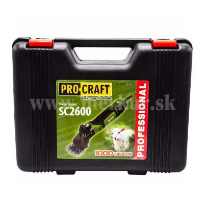 PROCRAFT SC2600 strojček na strihanie oviec