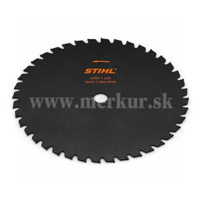 STIHL kotúč pílový s tvrdenými zubami ø 250mm/20mm/40zubov 4000 713 3806