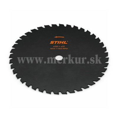 STIHL kotúč pílový s tvrdenými zubami ø 250mm/25,4mm/40zubov 4001 713 3806