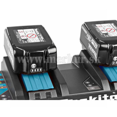 MAKITA sada akumulátorov a nabíjačky 4xBL1850B + DC18RD + kufrík