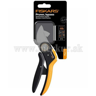 FISKARS nožnice záhradné dvojčepeľové Plus PowerLever P721 1057170