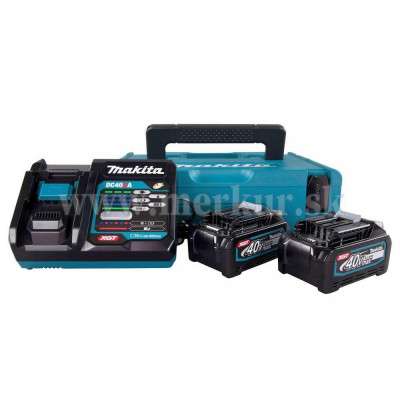 MAKITA sada akumulátorov a nabíjačky 2xBL4040 + DC40RA + kufrík