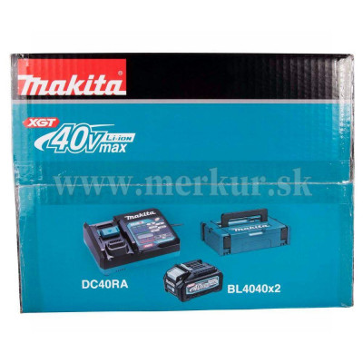 MAKITA sada akumulátorov a nabíjačky 2xBL4040 + DC40RA + kufrík