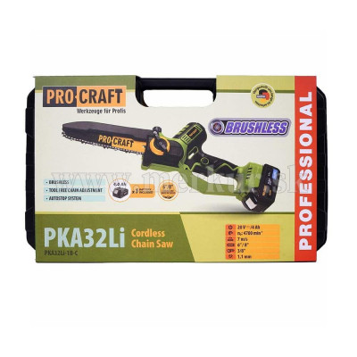 Procraft PKA32Li akumulátorová reťazová píla